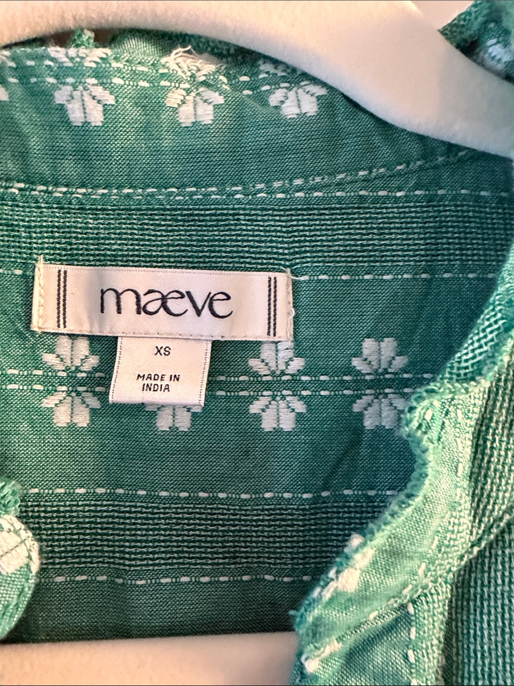 Mauve Teal Sleeveless Embroidered Midi Dress - Picture 2 of 7